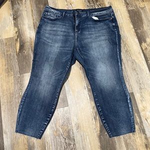 Hardly worn blue jeans